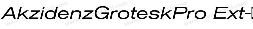 AkzidenzGroteskPro Ext字体转换